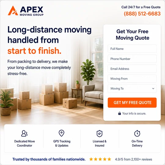 Apex — Long-Distance landing page